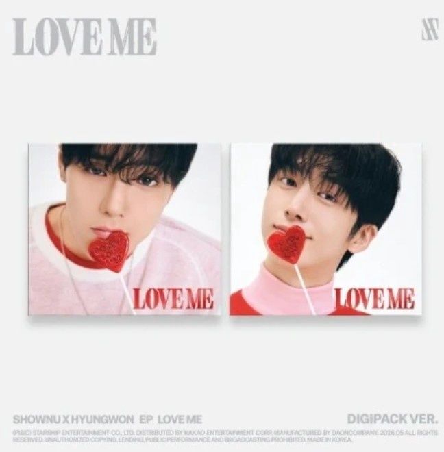 SHOWNU x HYUNGWON-EP Album [LOVE ME] Digipack ver