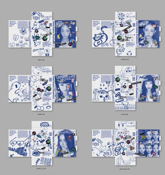 NewJeans-1st EP Album [New Jeans] Bluebook Ver.