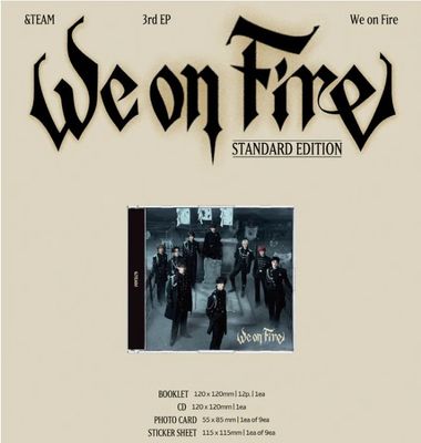 &amp;TEAM-3rd EP Album [We on Fire] Standard Edition