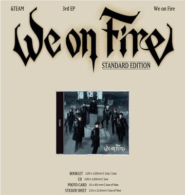 &amp;TEAM-3rd EP Album [We on Fire] (Standard Edition)