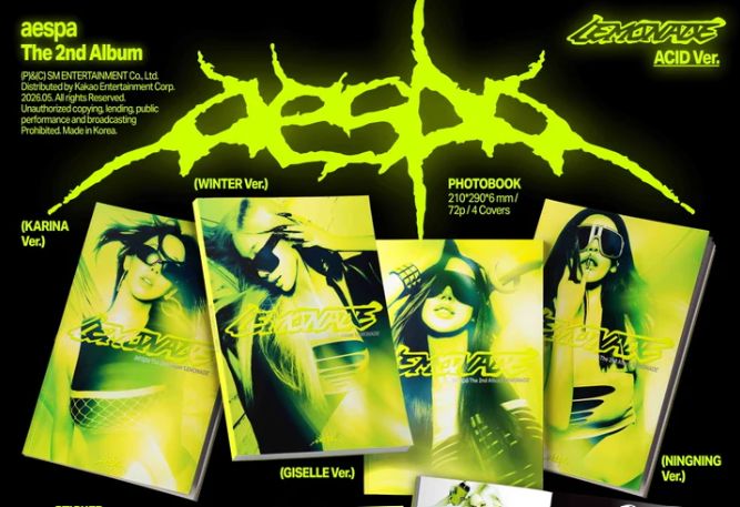 AESPA-[LEMONADE] (ACID Ver.) + Everline Photocard