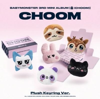 BABYMONSTER-3rd MINI ALBUM [CHOOM] Plush Keyring Ver.