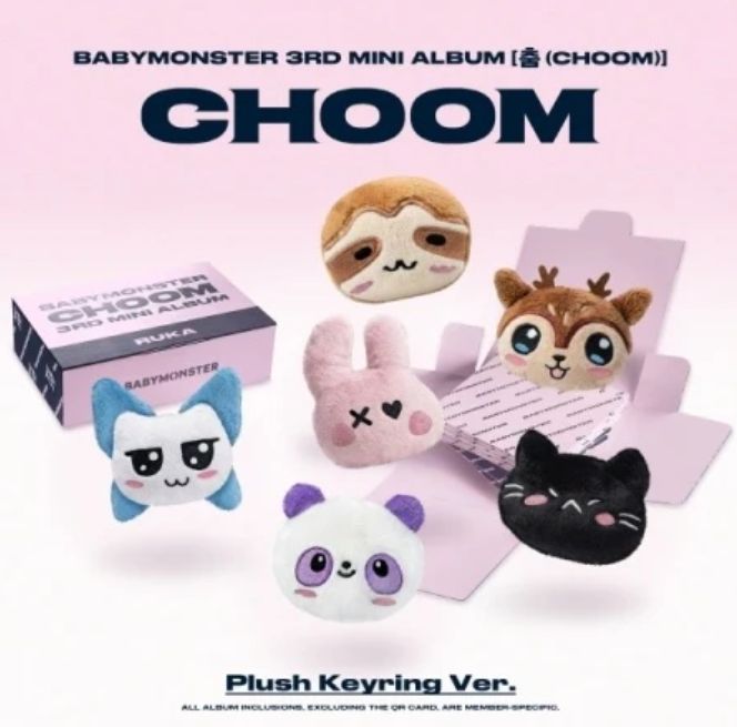 BABYMONSTER-3rd MINI ALBUM [CHOOM] Plush Keyring Ver.
