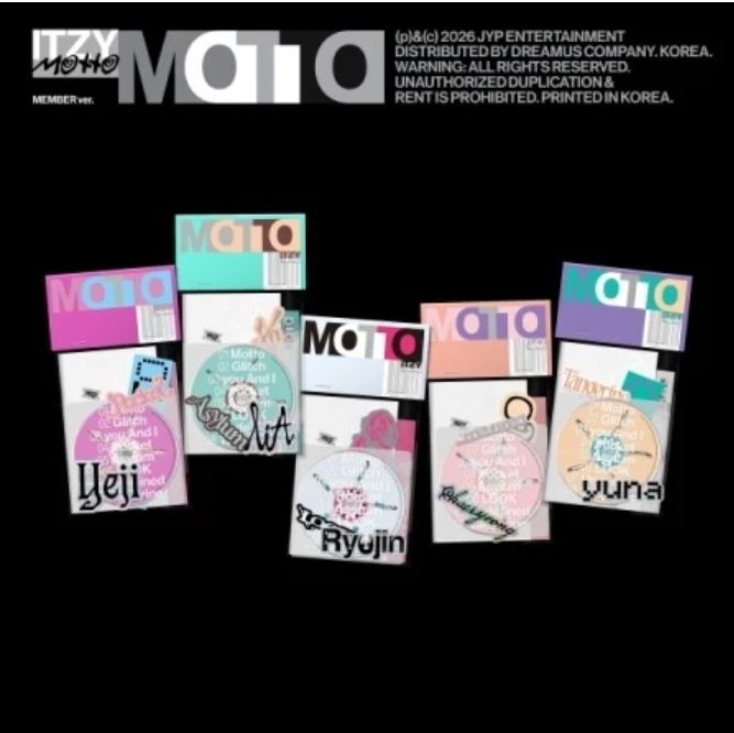 ITZY-[Motto] Member Ver. + BDM Photocard