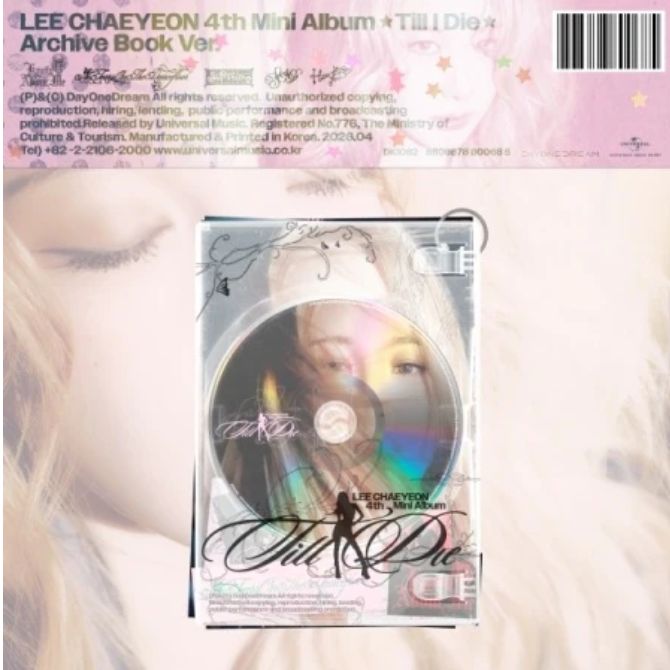 Lee Chaeyeon-4th Mini Album [Till I Die] Archive Book Ver. + Everline Photocard