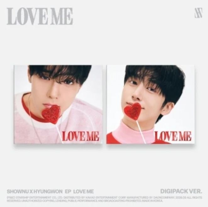 SHOWNU x HYUNGWON-EP Album [LOVE ME] Digipack ver + Photocard