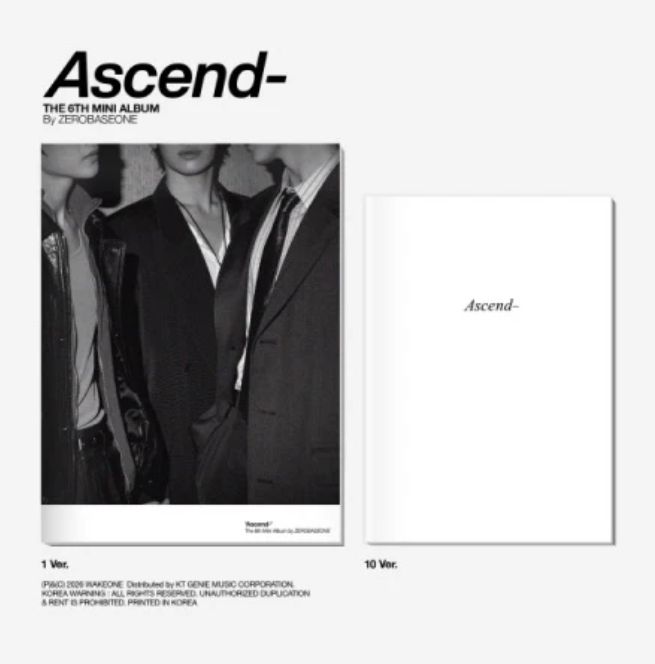 ZEROBASEONE-6th Mini Album [ASCEND-] Photobook 2 Ver. + Makestar Photocard