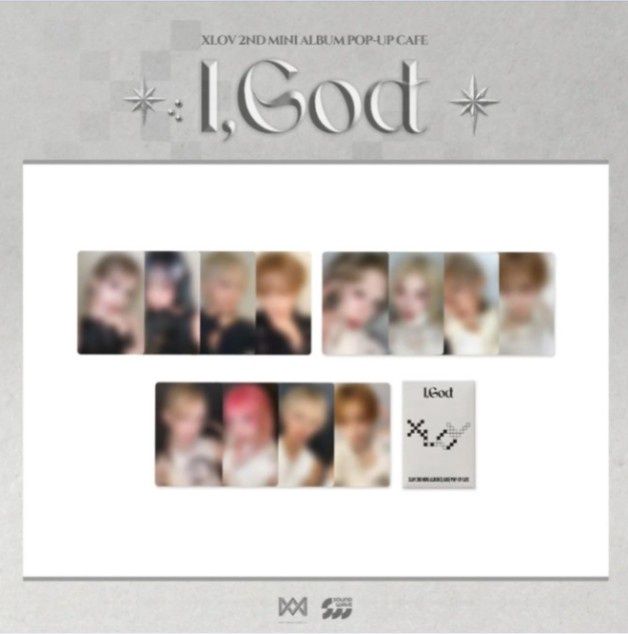 XLOV-2ND MINI ALBUM [I,GOD] POP-UP MD | RANDOM TRADING CARD