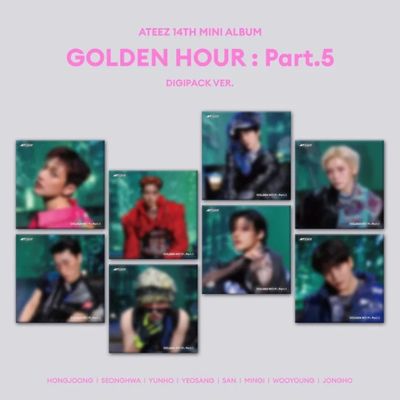 ATEEZ-[GOLDEN HOUR : Part.5] DIGIPACK VER. + DearMyMuse POB