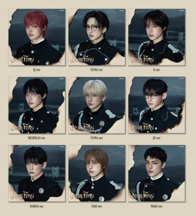 &amp;TEAM-3rd EP [We on Fire] SOLO EDITION + WM 2nd LD Photocard