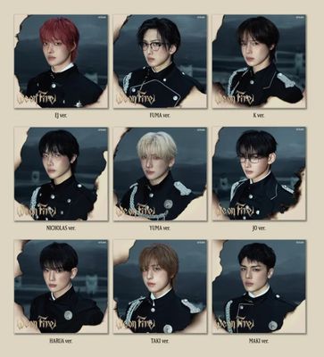 &amp;TEAM-3rd EP [We on Fire] SOLO EDITION + WM 2nd LD Photocard