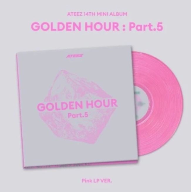ATEEZ-[GOLDEN HOUR : Part.5] LP ver + KQ/muvve (2 Photocards)