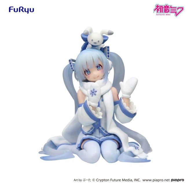 Hatsune Miku Noodle Stopper Figure | SNOW MIKU Sky Town 10th ver.