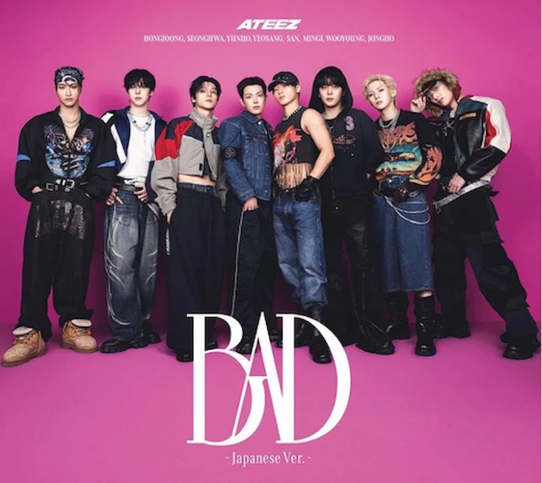 ATEEZ Japan 5th Single Album-[BAD] Limited A + Poster + Gift