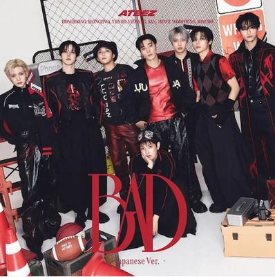 ATEEZ Japan 5th Single Album-[BAD] Standard Ver. + Poster + Gift