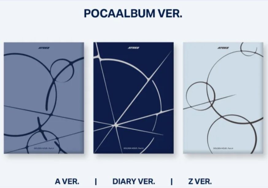 ATEEZ-[GOLDEN HOUR : Part.4] POCAALBUM + KQ/Everline