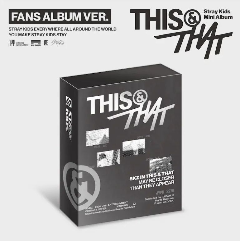 Stray Kids-[This &amp; That] Fans album ver + Aladin/SW POB