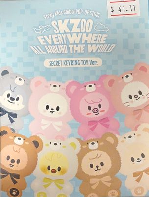 Stray Kids Everywhere All Around the World in Seoul | SKZOO SECRET KEYRING TOY Ver.