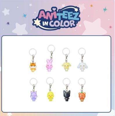 ATEEZ X ANITEEZ POP-UP STORE [ANITEEZ IN COLOR] | CLEAR MASCOT CHARM (RANDOM)