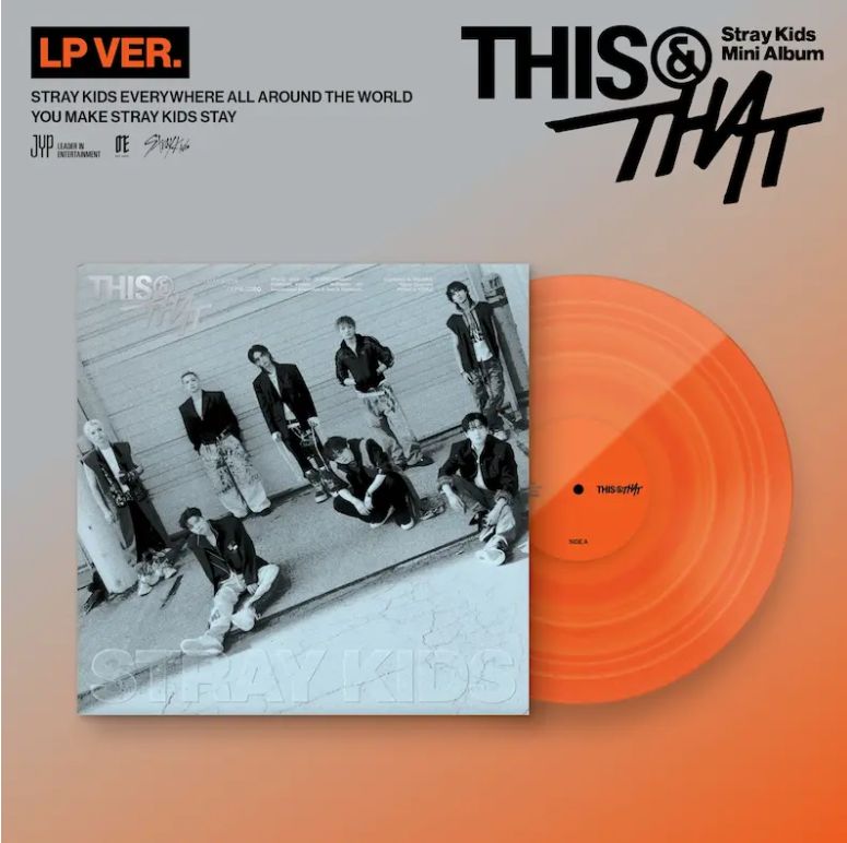 Stray Kids-[This &amp; That] LP ver + FANS/BDM/YES24 POB