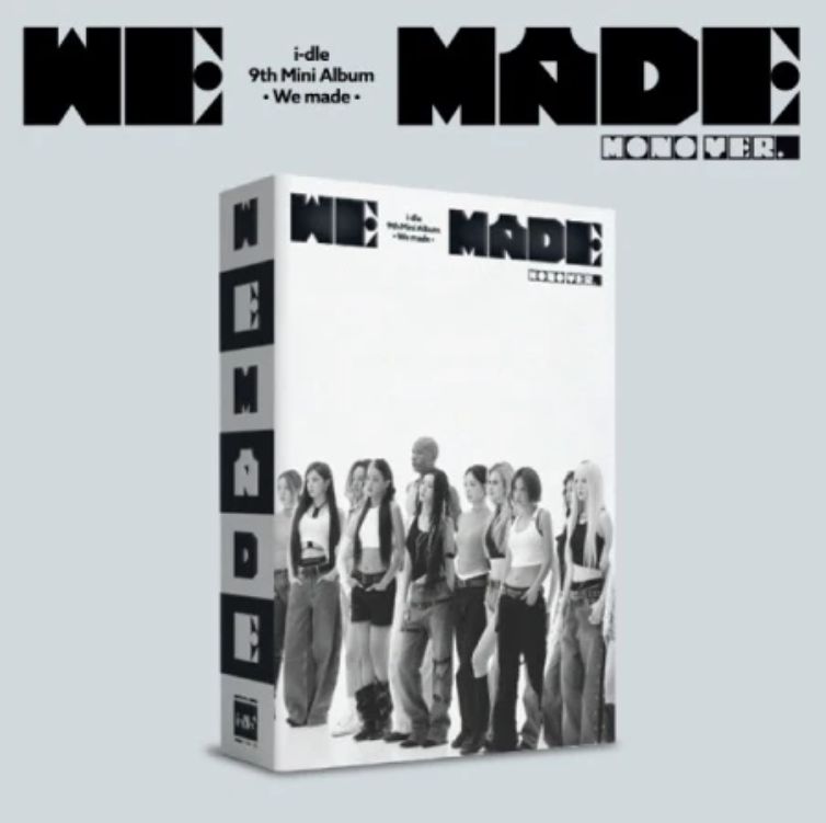 i-dle-9th Mini Album [We made] (Mono Ver.) + Applemusic + Poster