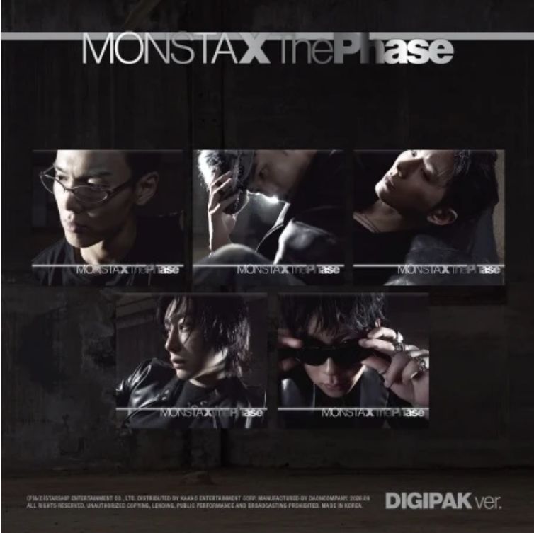 [Pre-order] MONSTA X EP Album-[The Phase] Digipack ver + STARSHIP Photocard