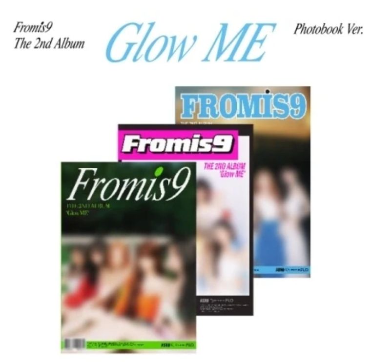 fromis_9-2nd Full Album [Glow ME] Photobook Ver.+ Makestar Photocard