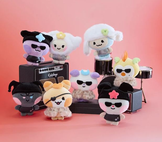 [Pre-order] MIGHTEEZ Rock The Stage POP-UP | Plush Keyring Popstar