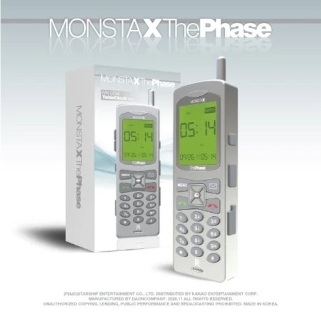 [Pre-order] MONSTA X-EP Album MX-0514 [The Phase] Table Clock ver. (Limited)