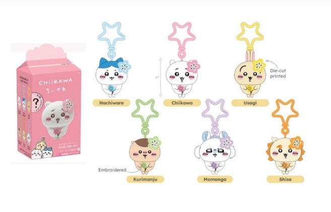 Chiikawa 4 Inch Plush Clip On Blind Assortment