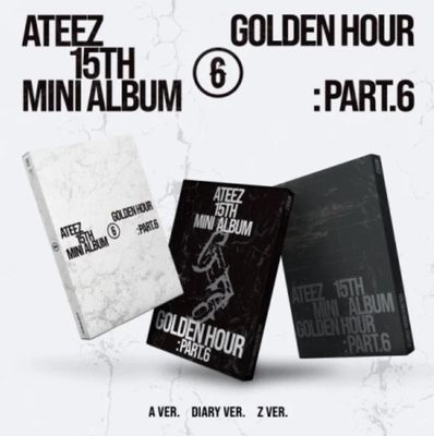 [Pre-order] ATEEZ-15th Mini Album [GOLDEN HOUR : Part.6] (Reg. Ver.) + KQ POB