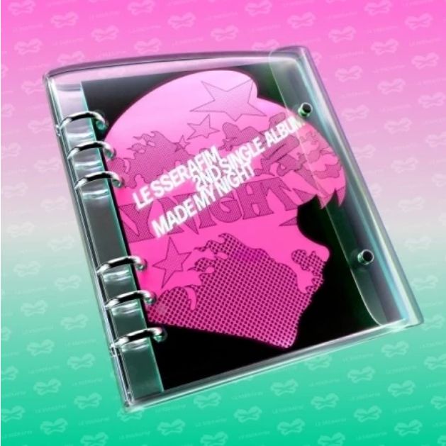 LE SSERAFIM-[Made My Night Chemical Night] (Reg. Ver.) + withmuu_LD POB (2 PC)
