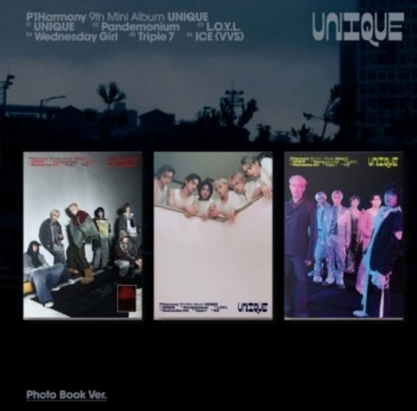 P1HARMONY-[UNIQUE] (Photobook Ver.) + AM POB