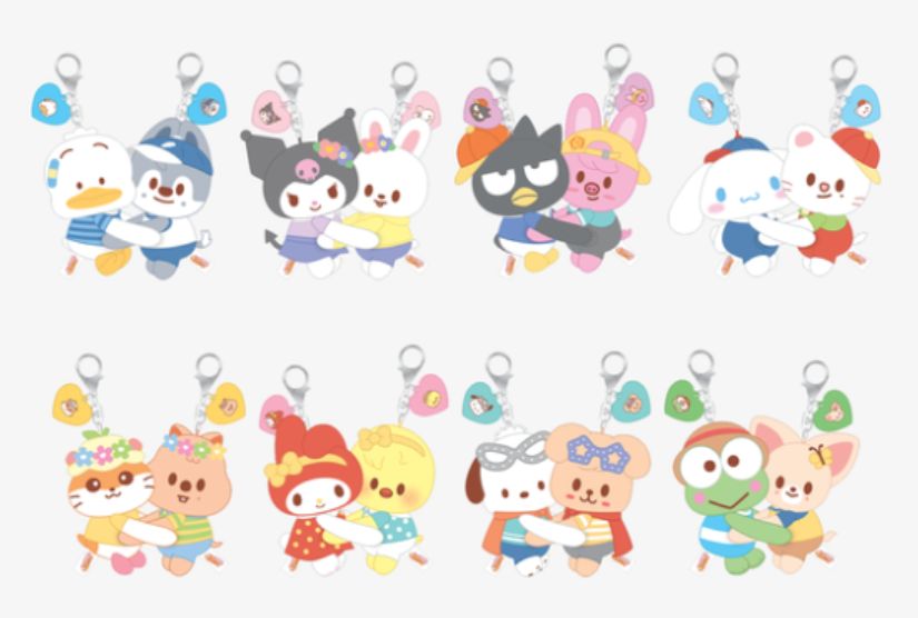 SKZOO X SANRIO CHARACTERS MD | HUG PLUSH KEYRING