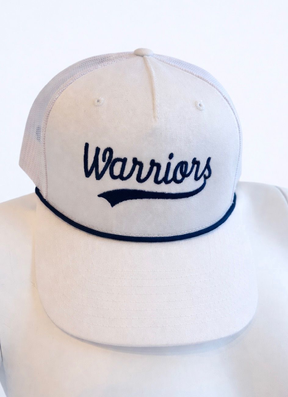 Hat - Warriors, Color: White