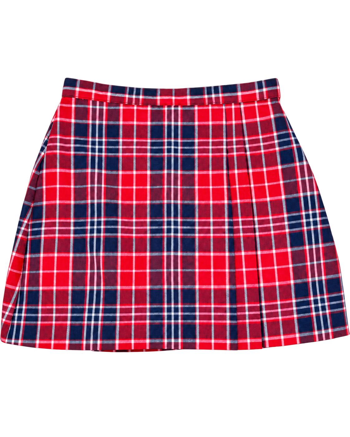 Uniform Plaid Skirt