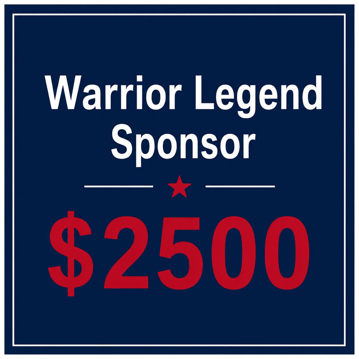 Warrior Legend Sponsorship