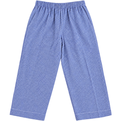 Uniform Pants - Boys Navy Gingham