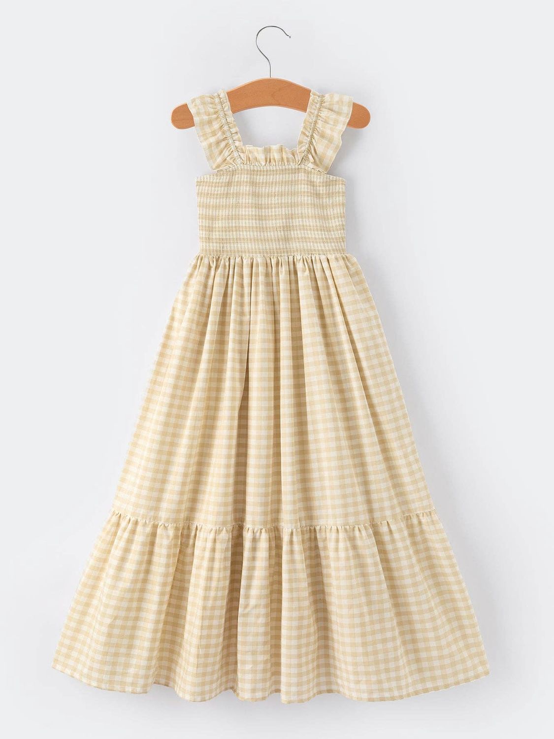 Mommy &amp; Me Adult Plaid Smocked Dress