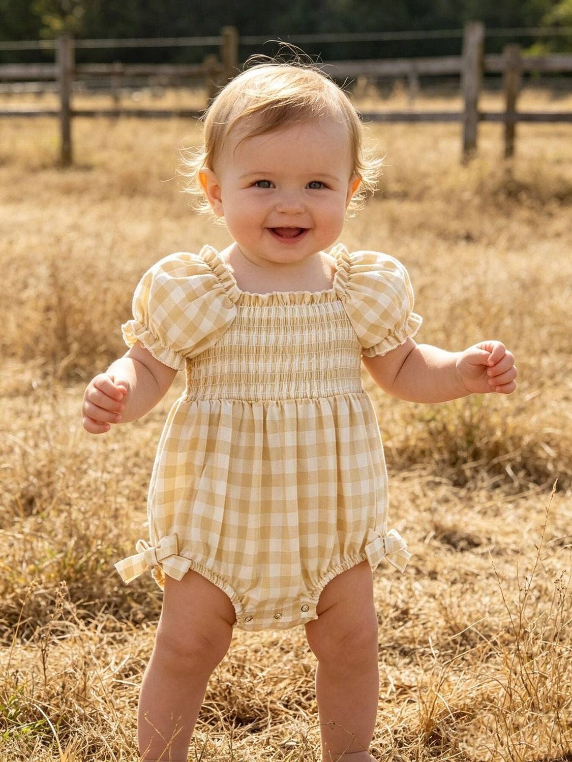 Mommy &amp; Me Plaid Girl Romper PRE-ORDER