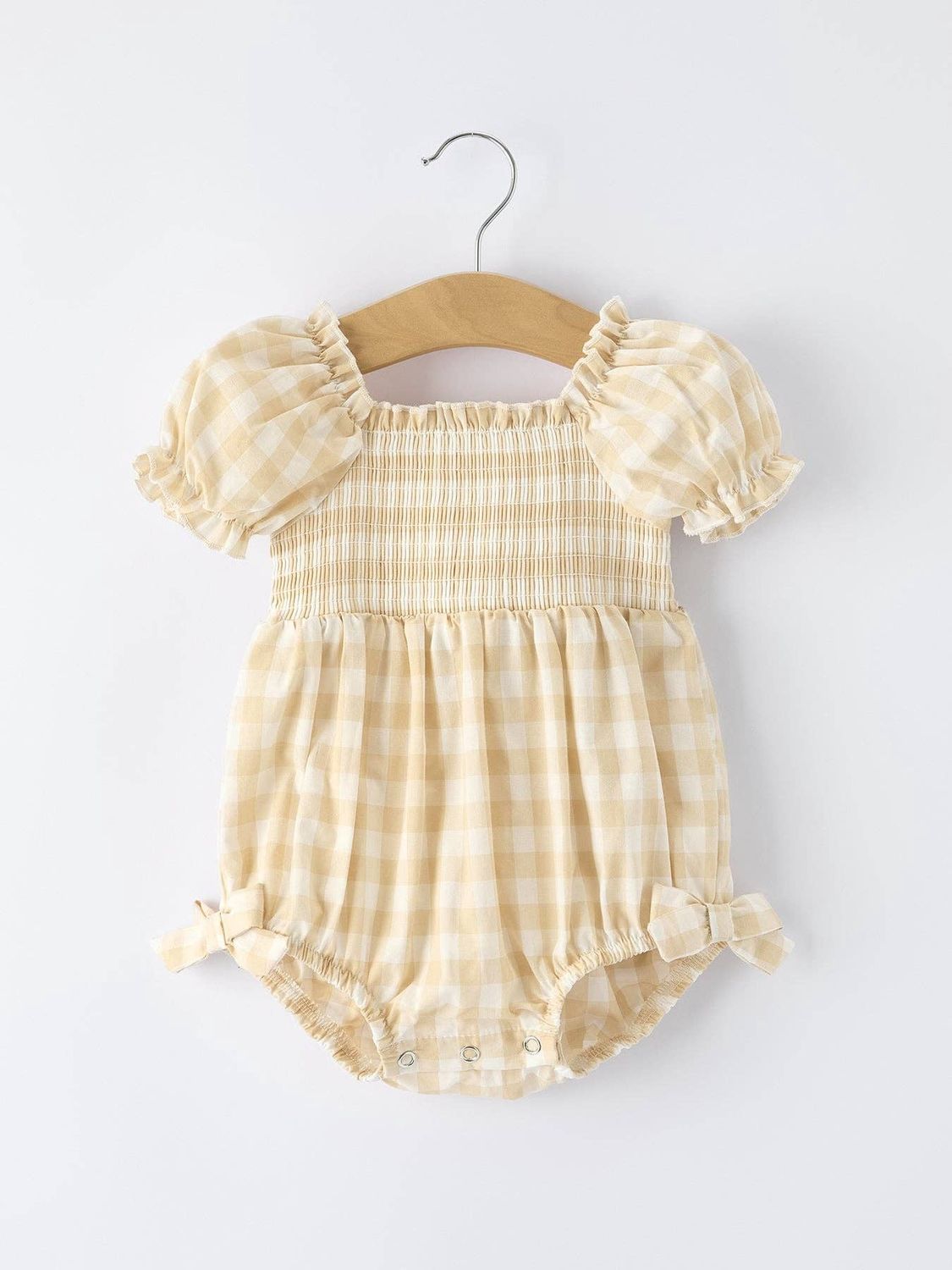 Mommy &amp; Me Plaid Girl Romper