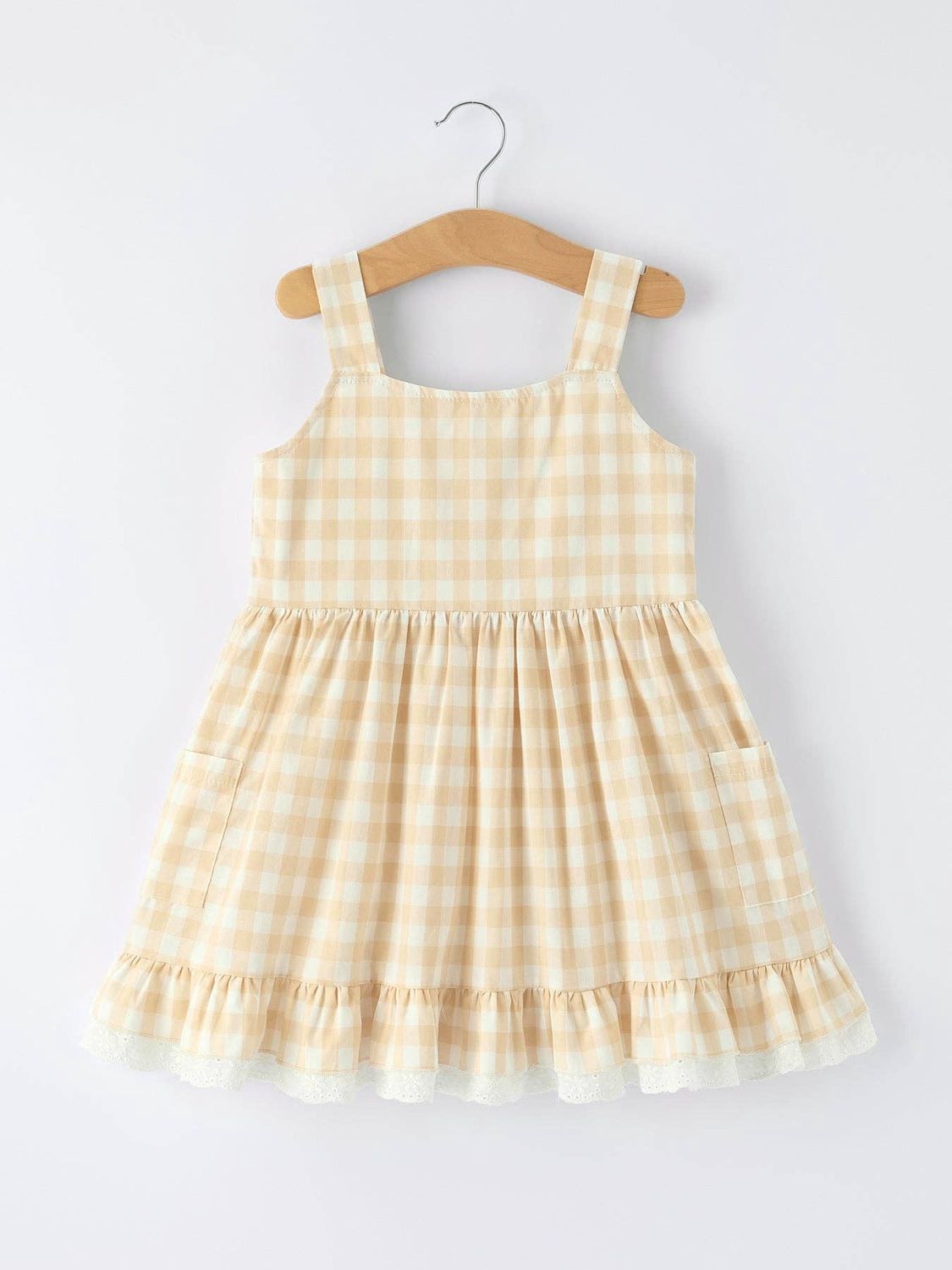 Mommy &amp; Me Plaid Girl  Dress With Pocket