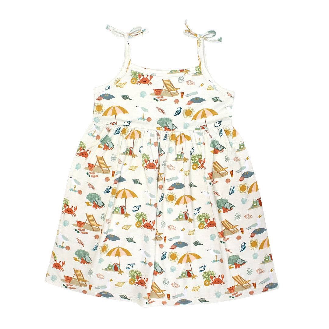 Beach Day Summer Baby &amp; Kids Bamboo Dress, Size: 6-12M