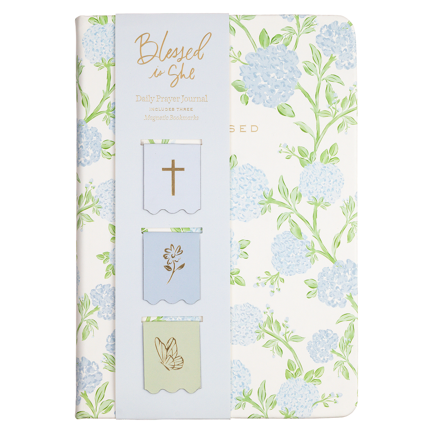 Faith Collection Journal Set w/Bookmarks Blue Green Floral 6