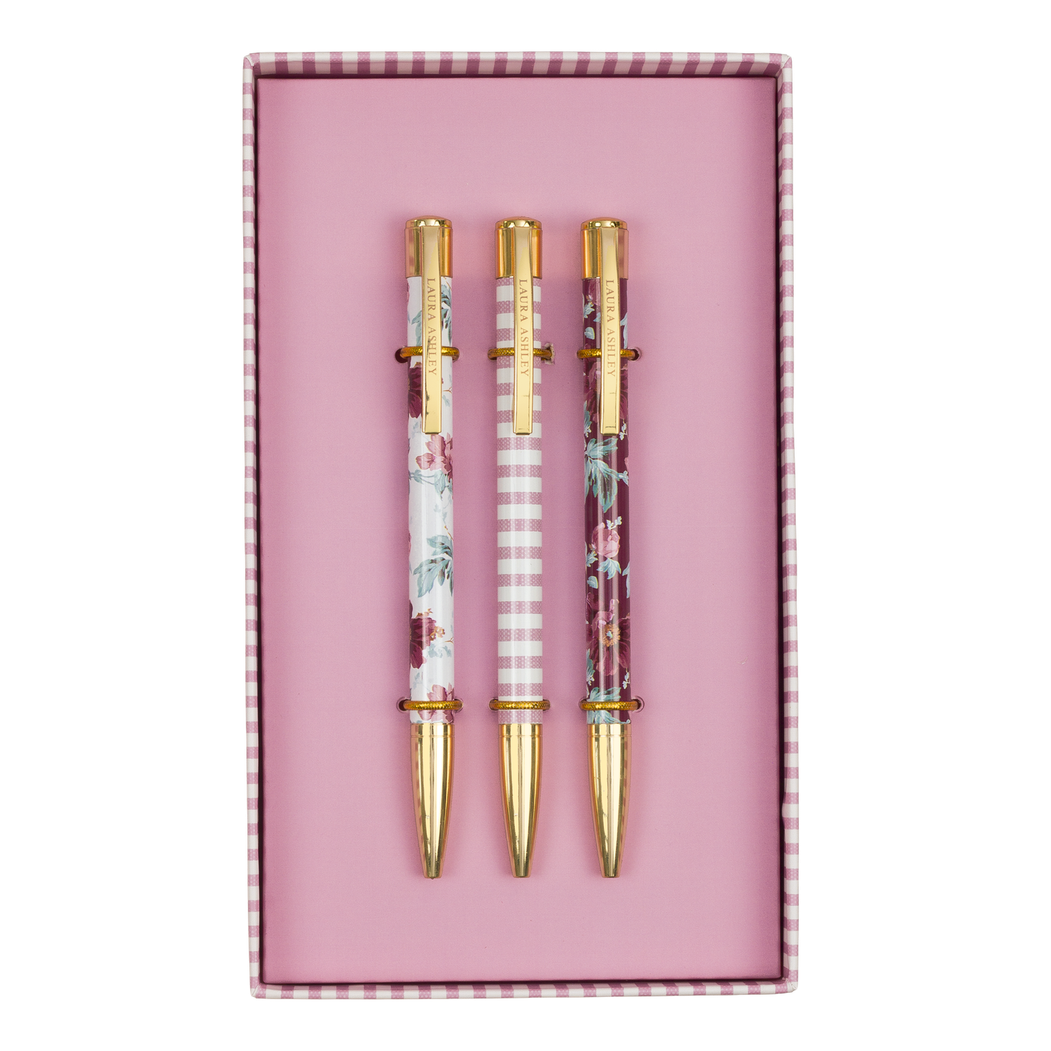 Heritage Blooms Floral Pen Set of 3