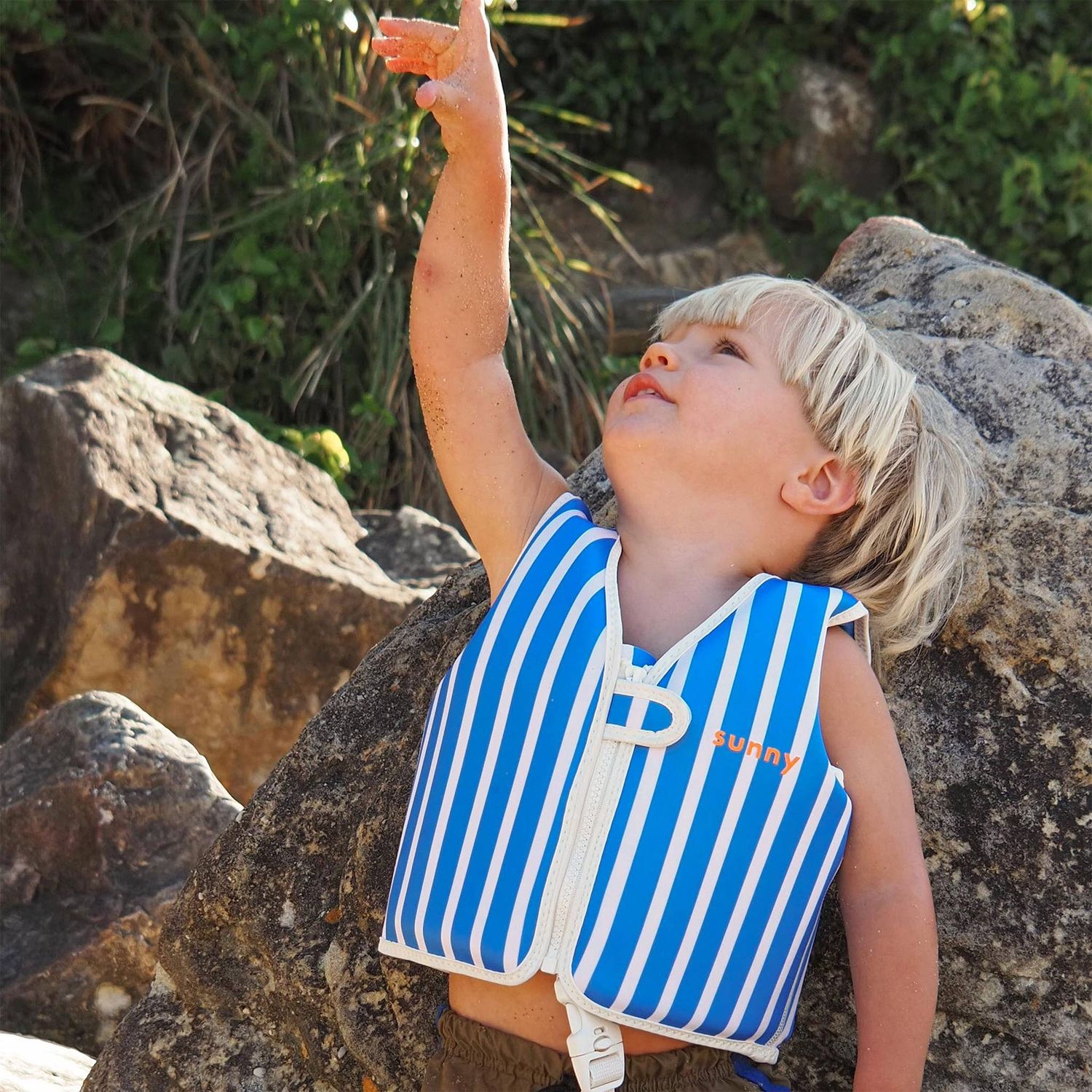 Float Vest 1-2 Tino the Tiger Blue