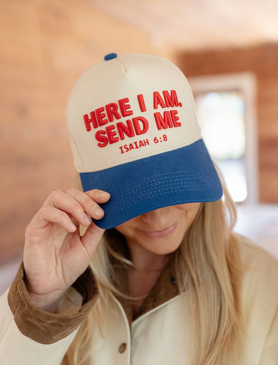 Hat: Here I am send me (Copy)