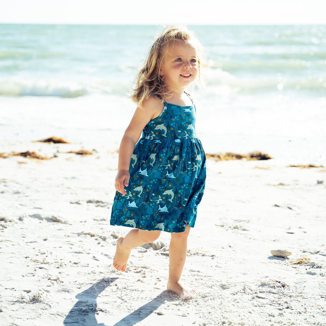Ocean Friends Bamboo Sundress Summer Kids Clothing