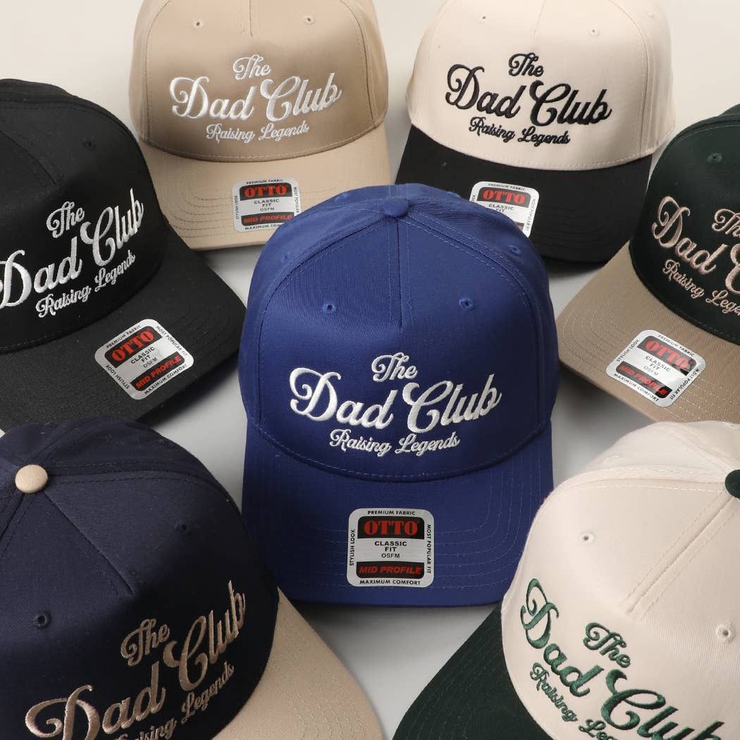 The Dad Club Raising Legends Embroidered Trucker Hat