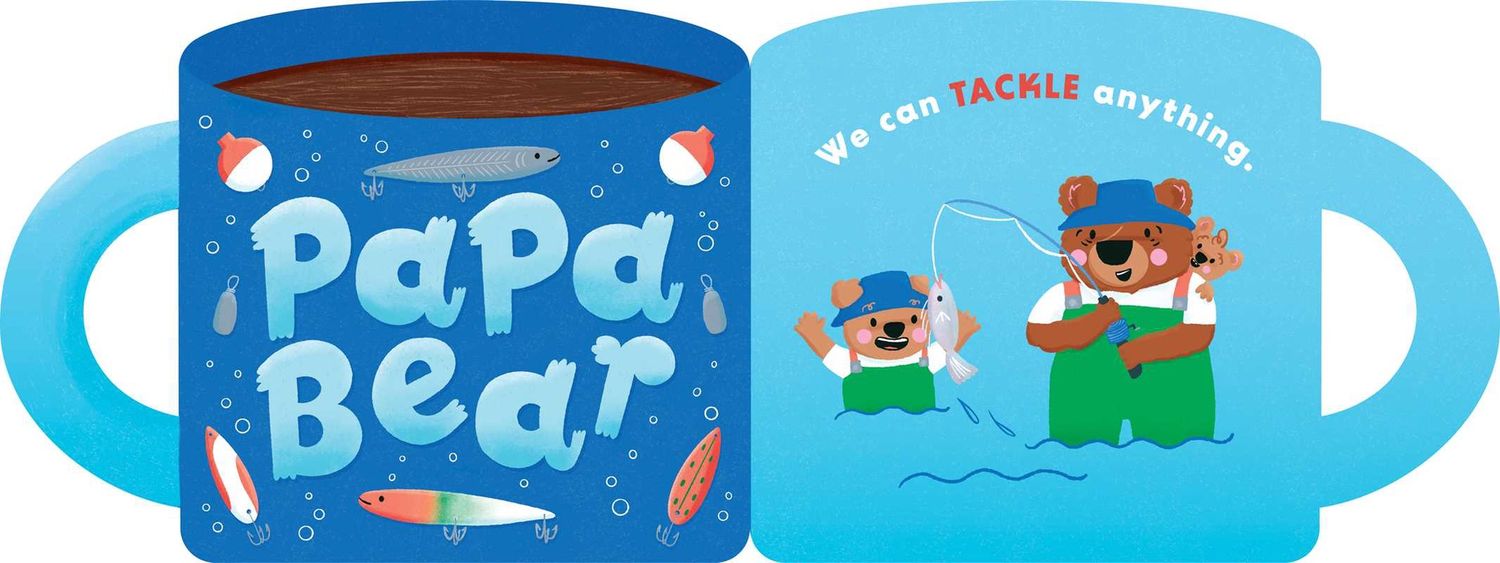 Grandest Grandpa (A Mugs &amp; Kisses Shaped Board Book for Toddlers) by Teresa Bonaddio